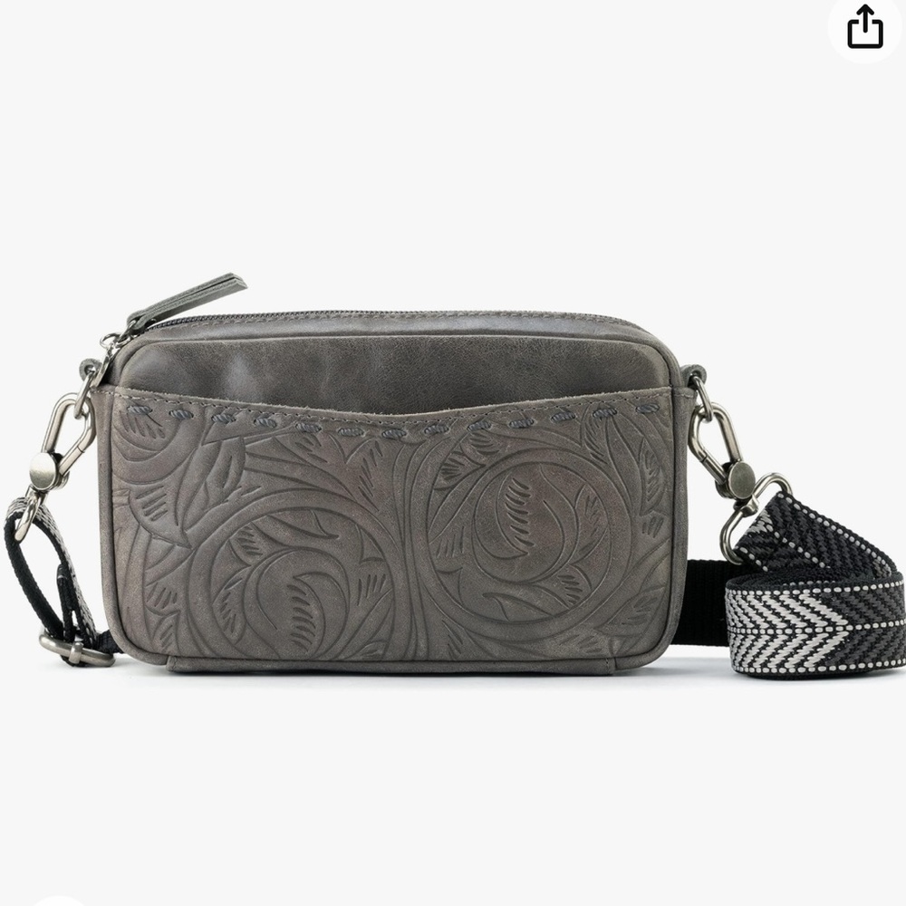 The SAK Vintage finish Cora leather crossbody bag